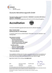 Download: Akkreditierungsurkunde DAkkS