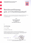 Download: Betriebszertifizierung gem. § 6 ChemKlimaschutzV